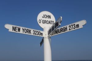 An image of John o'Groats signpost