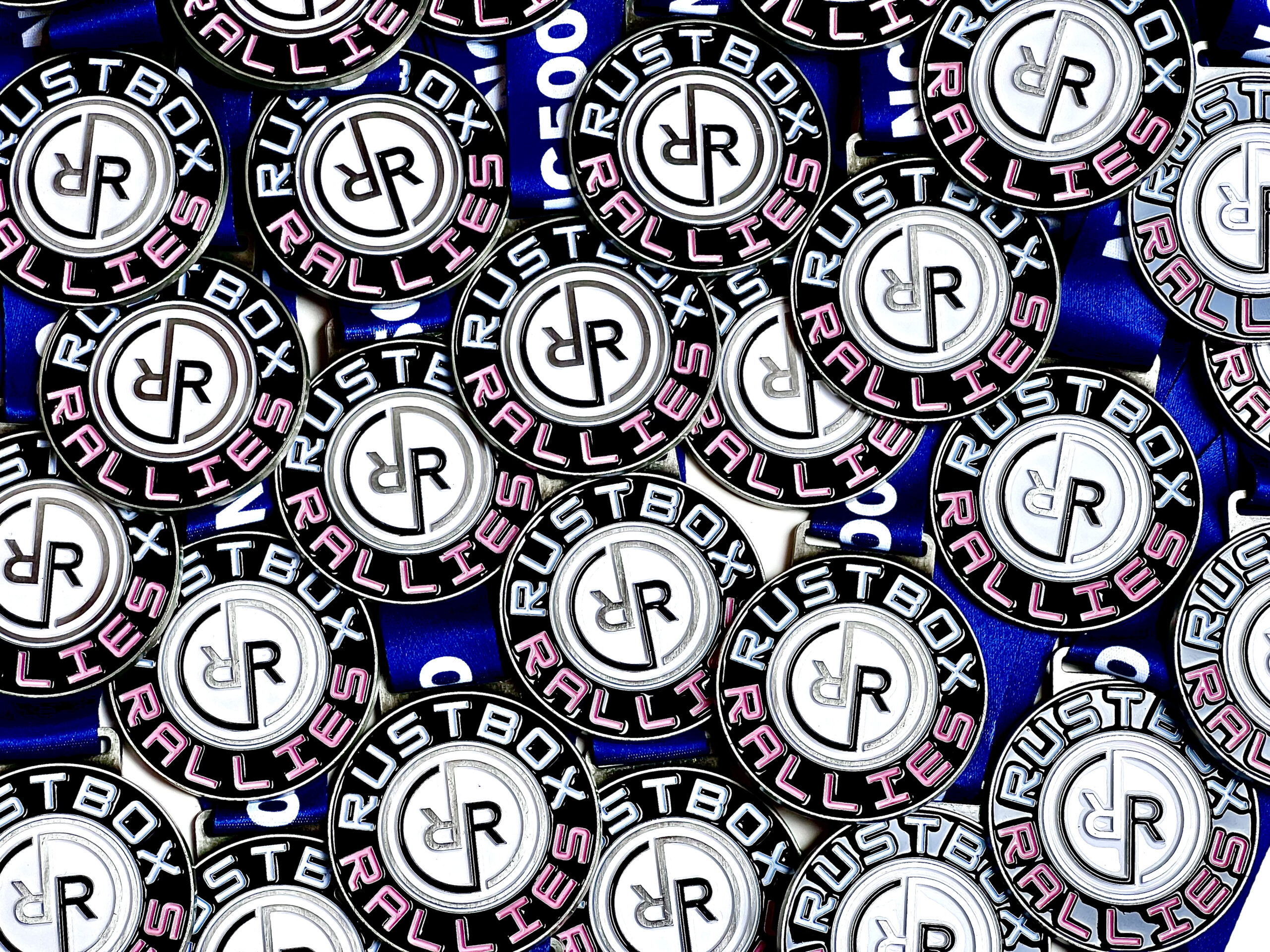 An image of Rustbox Rallies banger rallies Bespoke Medals