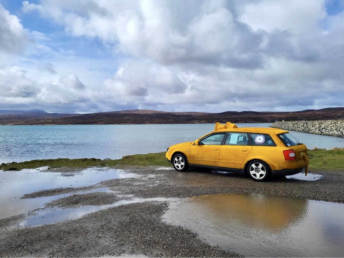 Image of the Meowdi on the NC500 banger rallies event 2024